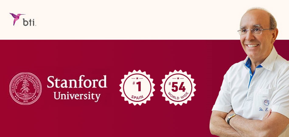 世界で最も影響力のあるスペインの歯科医師として3年連続スタンフォードランキングにリストアップされました